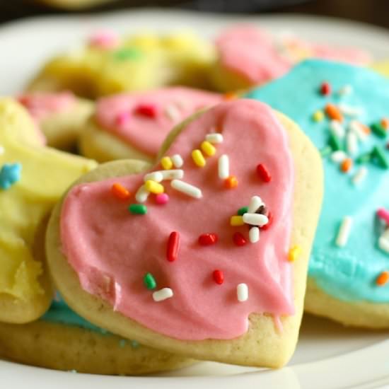 Soft Vanilla Sugar Cookies