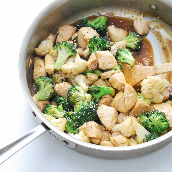 Soy Honey Chicken with Broccoli