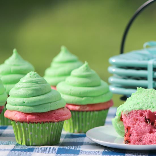 Watermelon Cupcakes