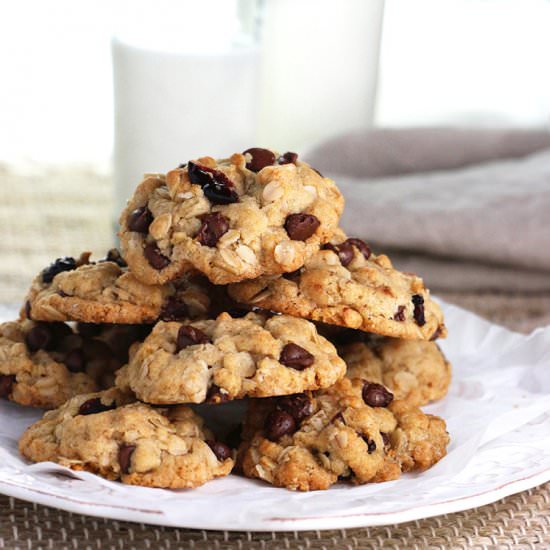 Fully-Loaded Oatmeal Cookies