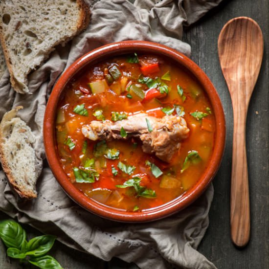 Mediterranean Chicken Soup