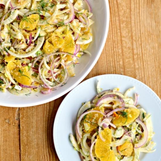 Fennel, Orange & Onion with Bulgar