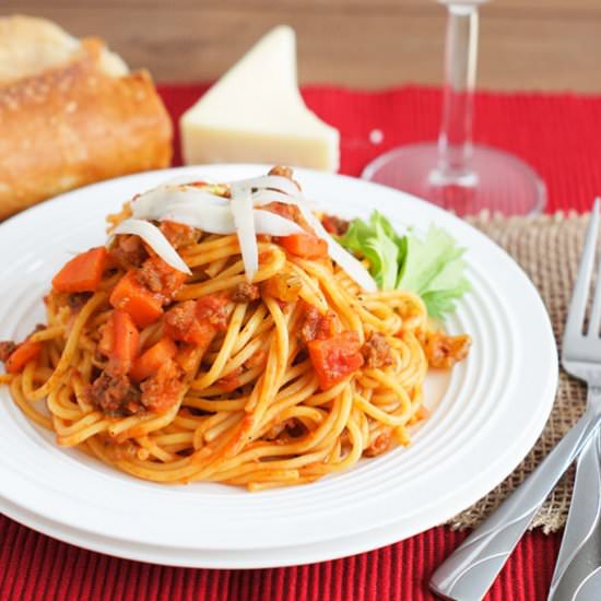 Spaghetti with San Marzano Tomatoes