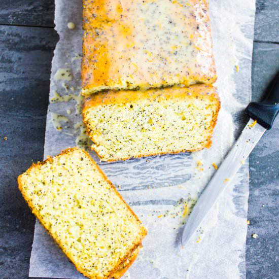 Citrus Poppy Seed Loaf with Glaze
