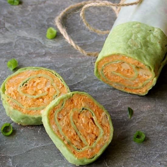 Buffalo Chickpea Tortilla Bites