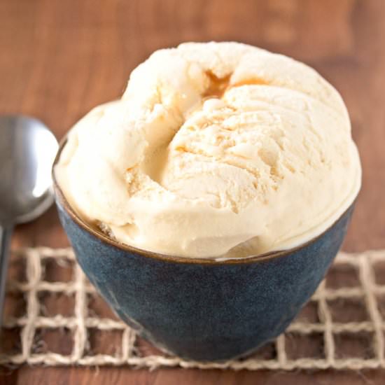 Roasted Banana Ice Cream (Vegan)