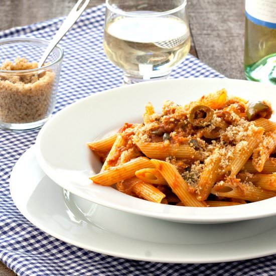Tuna, Olive and Caper Pasta