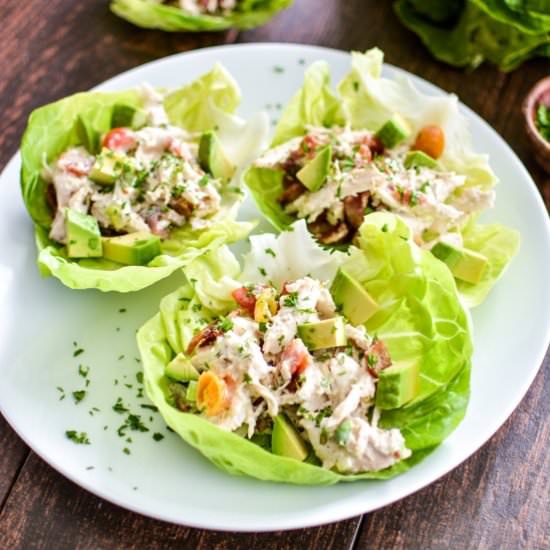Chicken Salad Lettuce Cups