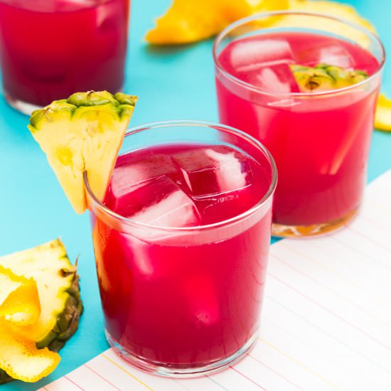 Orange Beet Breeze Cocktail