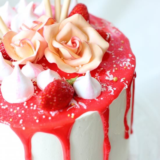 Layer Cake Vanille Fraise