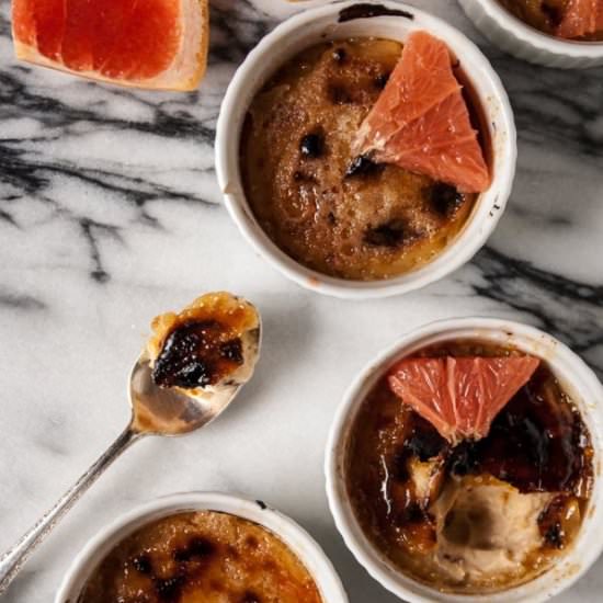 Grapefruit Creme Brulee