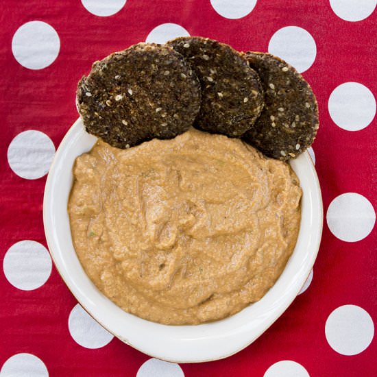 Tomato Basil “Pizza” Hummus