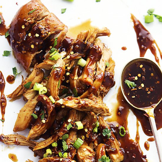 Slow Cooker Honey Garlic Chicken