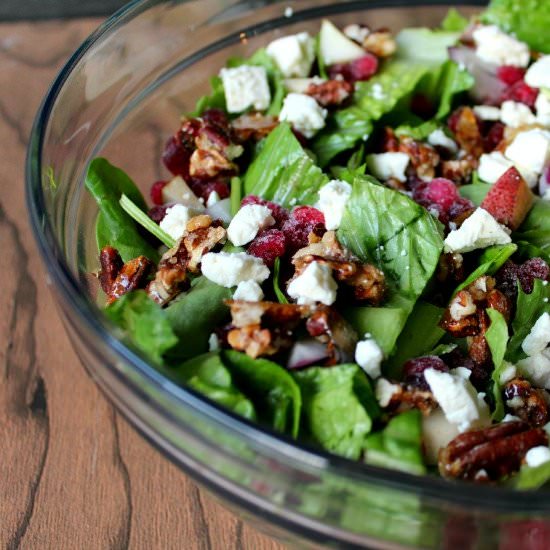 Pear Pomegranate Salad