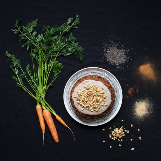 Vegan Carrot Cake with Cashew Icing