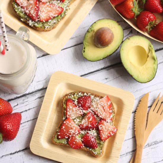 Strawberry Avocado Toast