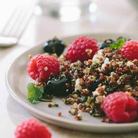 Berry + Quinoa Salad