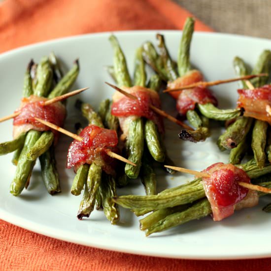 Glazed Green Bean Bundles
