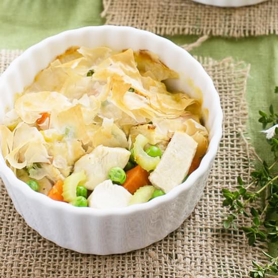 Lighter Chicken Pot Pie