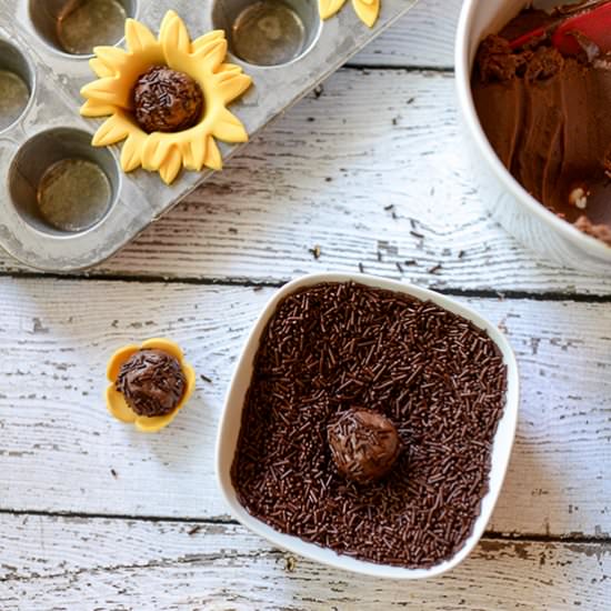 Sunflower Brigadeiro Recipe