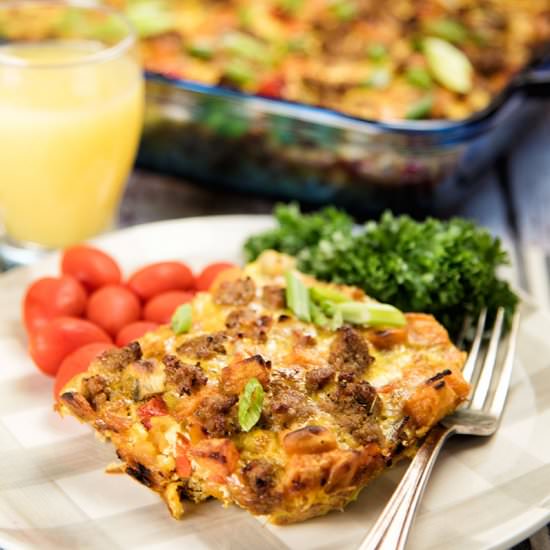 Breakfast Casserole With Sausages