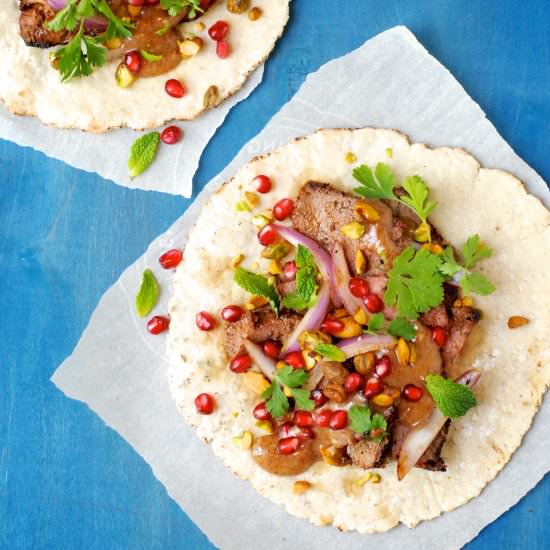 Grilled Lamb Shawarma