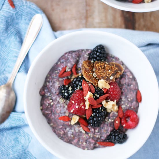 Soaked Berry Bliss Porridge