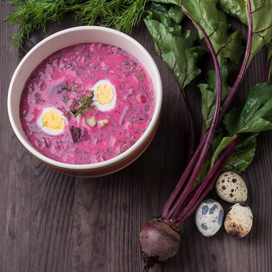 Lithuanian Beet Cooler Soup