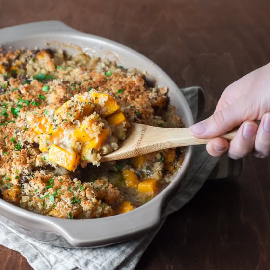 Butternut Squash Gratin