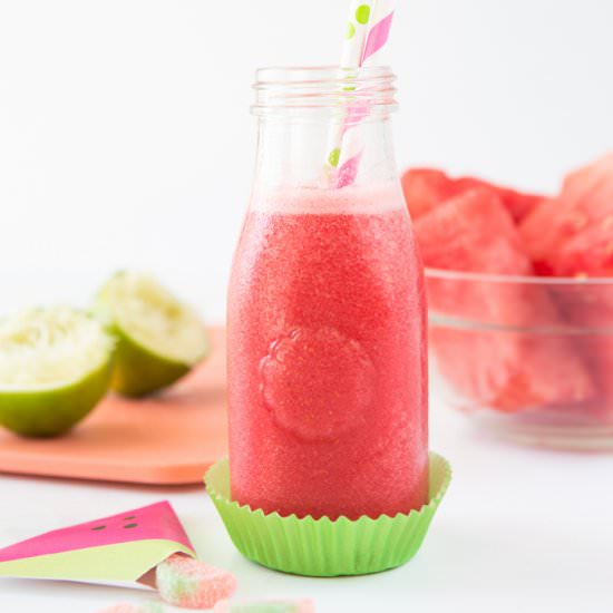 Raspberry Watermelon Slushie