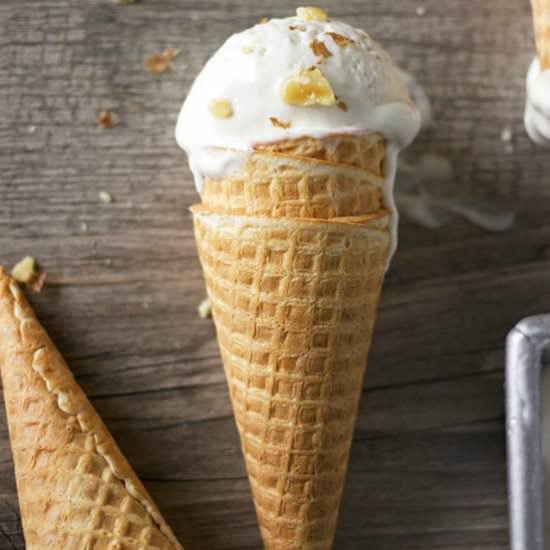 Salted Caramel Walnut Ice Cream