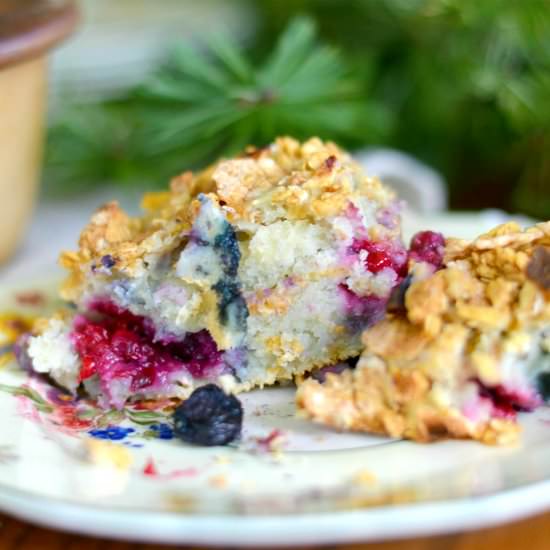 Simple Fruit & Berry Pancake Crunch