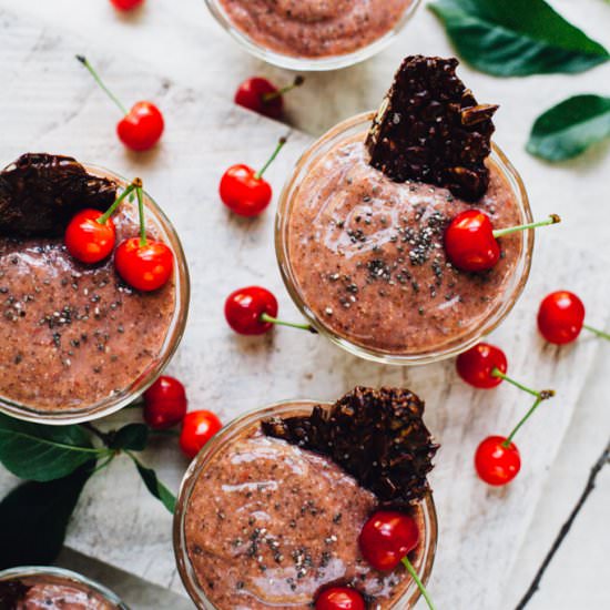 Sour Cherry Chia Pudding