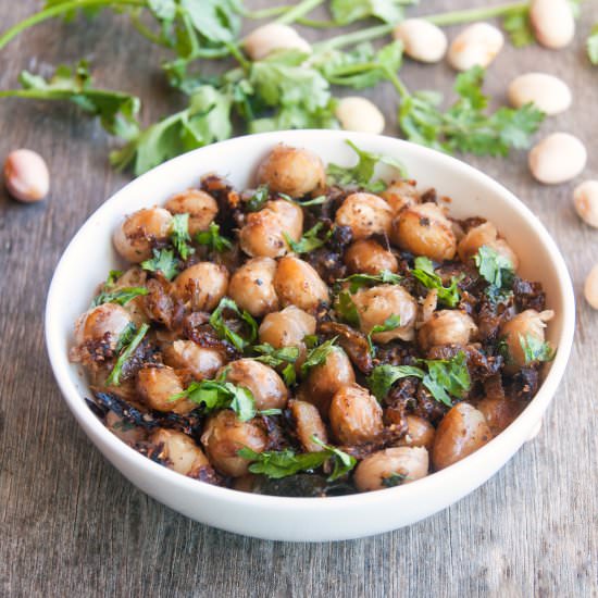 Butter Beans with Caramelized Onion