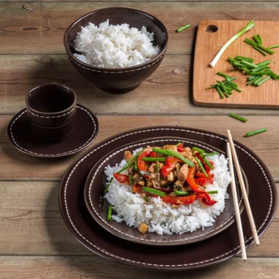 Chicken with Cashew and Bell Pepper
