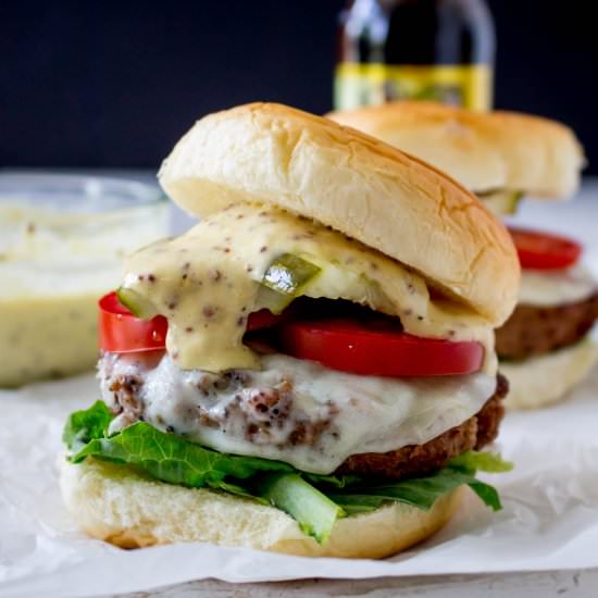 Smoky Beer Burgers