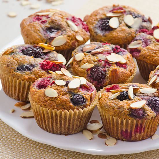 Berry Almond Muffins