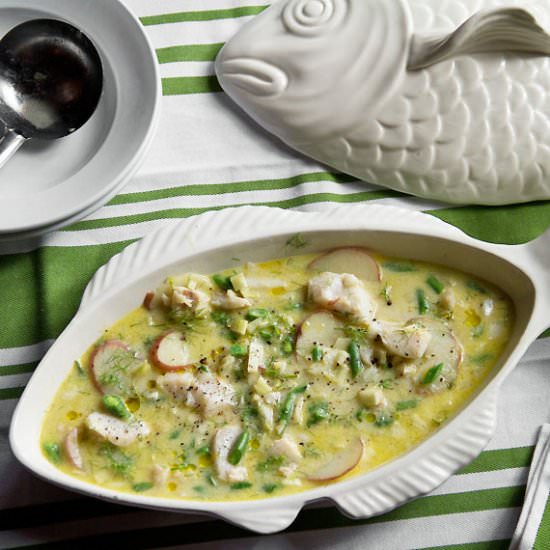 Creamy Cod Stew with Fennel