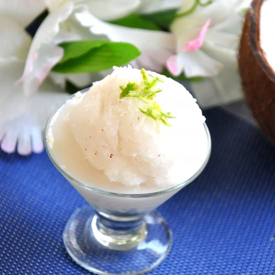 Triple Coconut Sorbet