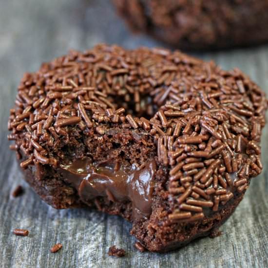 Chocolate Blackout Doughnuts