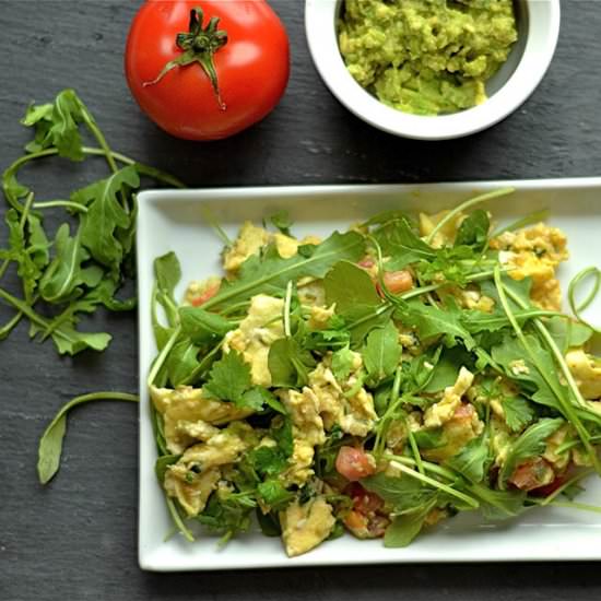Green Egg and Tomato Scramble