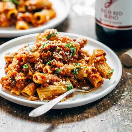 Spicy Sausage Rigatoni