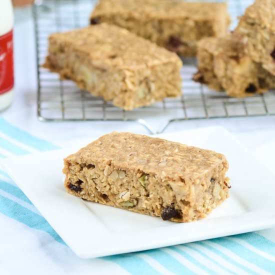 Soft & Chewy Muesli Breakfast Bars