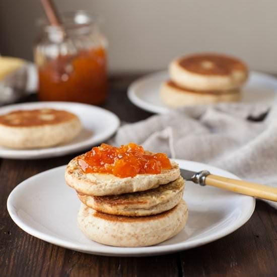 Wholewheat English Muffins
