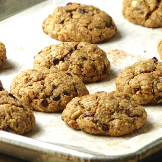 Chewy Trail Mix Cookies