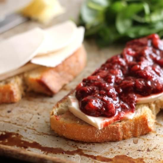 Strawberry Balsamic Grilled Cheese