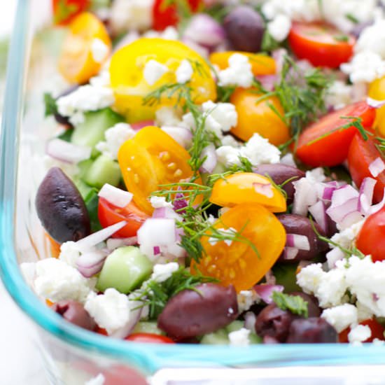 Mediterranean Seven Layer Dip