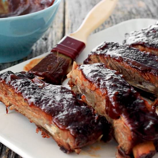 Kansas City-style Spareribs
