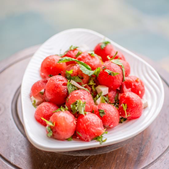 Watermelon and Mint Salad