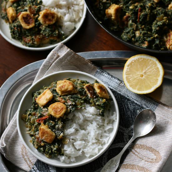 Indian Spiced Nettle Stew